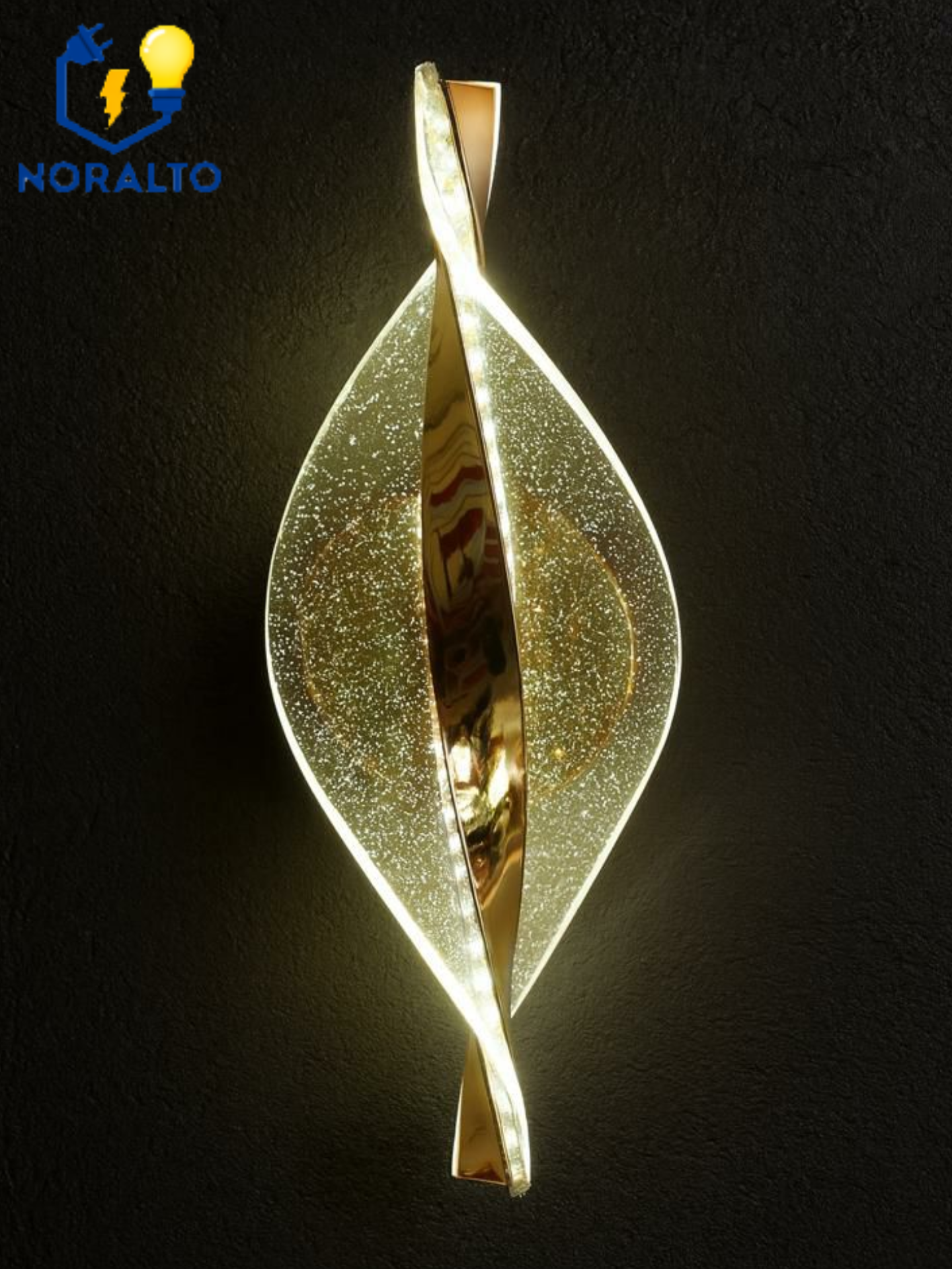 چراغ دیواری دکوراتیو سه حالته کد 839 طرح دی ان ای